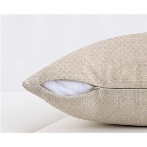Vintage Throw Pillow Case,Cotton Linen Cushion Cover Square Home Decorative - Picture 5 of 7